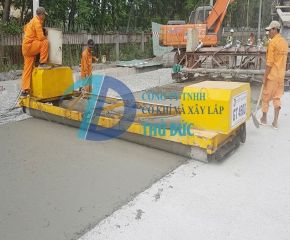 Máy trải bê tông xi măng 3 trục