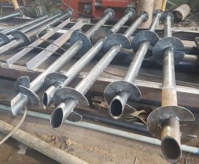 Round Shaft Helical Piles