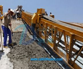 Băng tải rải bê tông