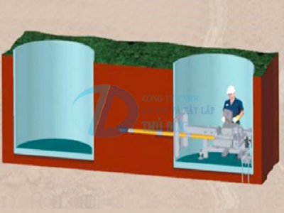 Máy khoan định hướng lắp ống ngầm