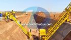 Máy rải bê tông mái dốc